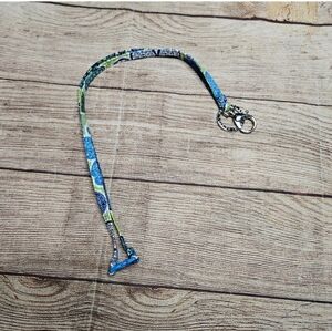 Vera bradley Paisley clip lanyard keychain